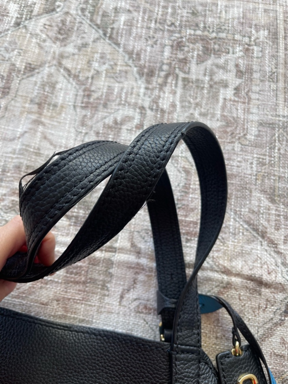Marc Jacobs Editor Black Pebbled Leather Shoulder Hobo Tote - Picture 12 of 16